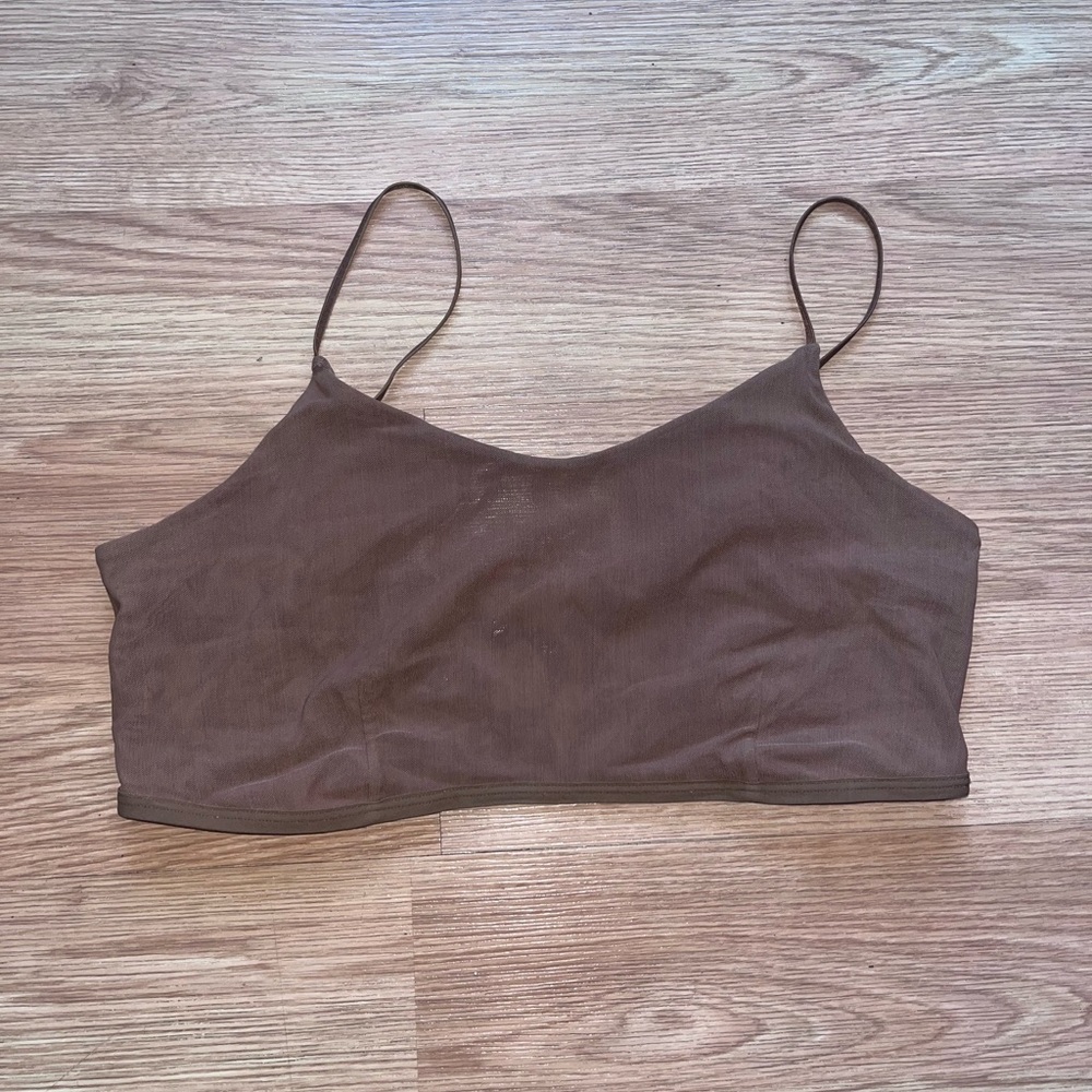 Brown Women's Spaghetti Strap Top